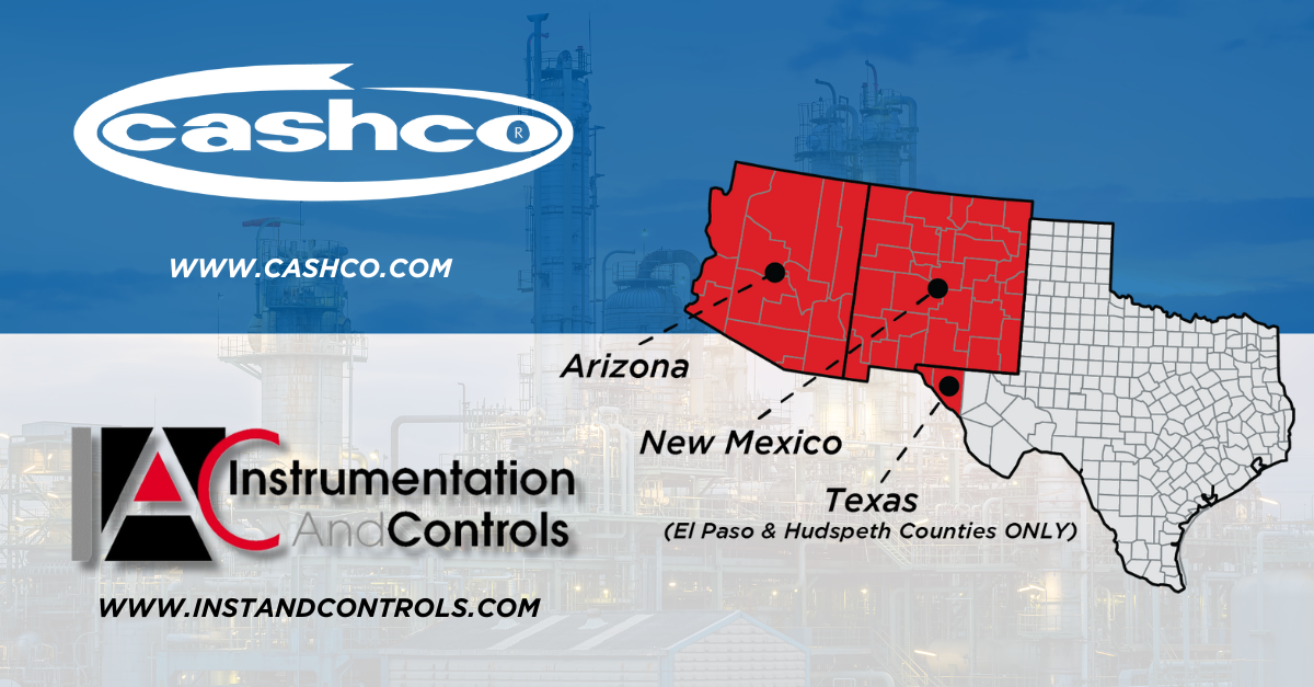 Cashco Assigns Instrumentation and Controls