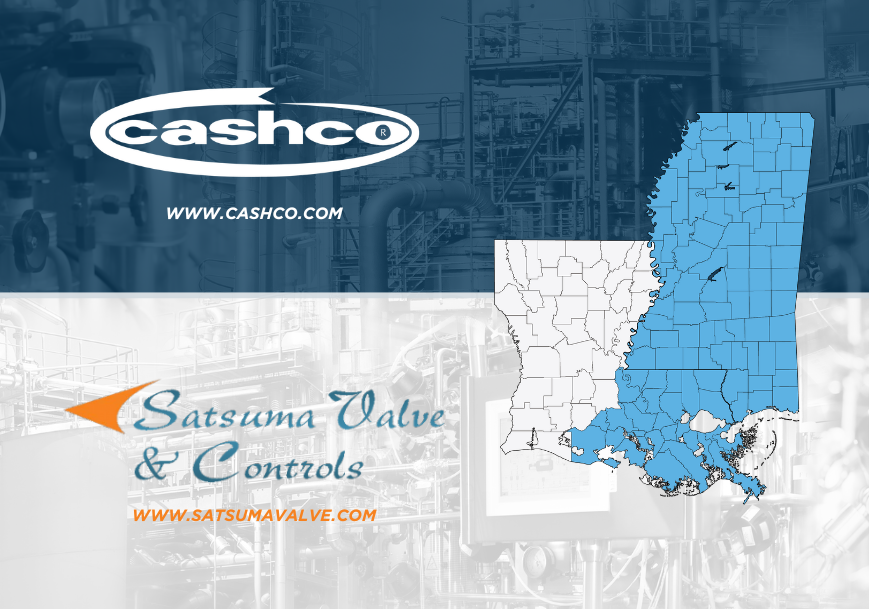 Satsuma Valve & Controls Now Offers Full Cashco Product Line